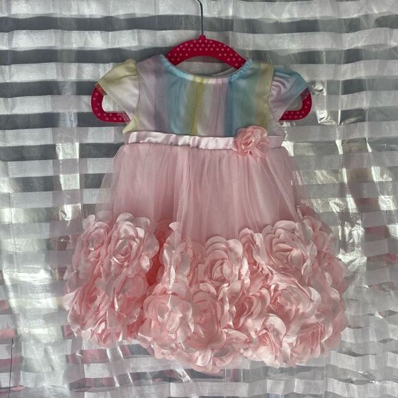 Nannette Cap Sleeve Infant Party Dress - Picture 1 of 6